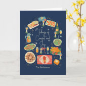 ホリデーミールタイディングオブ心地よい&ジョイホリデイ カード (黄色い花)