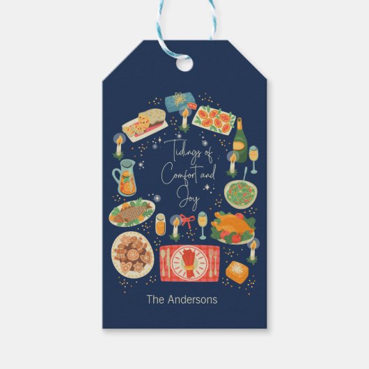 ホリデーミールタイディングオブ心地よい&ジョイホリデイ ギフトタグ (正面)