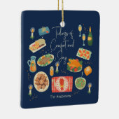 ホリデーミールタイディングオブ心地よい&ジョイホリデイ セラミックオーナメント (右)