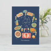 ホリデーミールタイディングオブ心地よい&ジョイホリデーカード シーズンカード