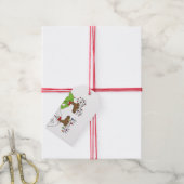 ホリデームースギフトラベル ギフトタグ (より糸付き)