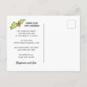 ホリデームービングクリスマスフラミンゴニューホーム 案内ポストカード (裏面)