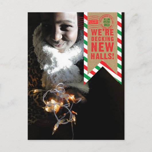 ホリデームービングデッキ新しいホールのはがき シーズンポストカード (正面)