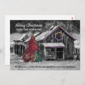 ホリデームービングフィッユーモアのあるカーアッパーニューホーム 案内状 (正面/裏面)