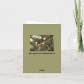 ホリデーメス(鳥)ショウジョウコウカンチョウ シーズンカード (裏面)