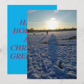 ホリデーメッセージカード シーズンカード (正面/裏面)