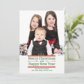 ホリデーメッセージフォトホリデーカード シーズンカード (スタンド正面)