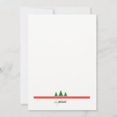 ホリデーメッセージフォトホリデーカード シーズンカード (裏面)