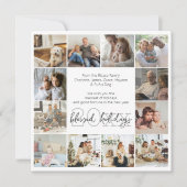 ホリデーメモリーズ12写真テンプレートクリスマス シーズンカード (正面)