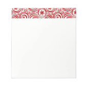 ホリデーメモ帳 – スノーフレーク ノートパッド (正面)