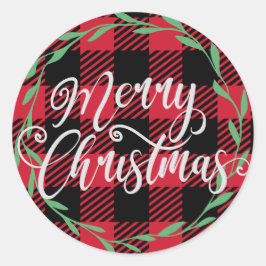 ホリデーメリークリスマスラウンドステッカーパック ラウンドシール