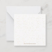 ホリデーメリー企業のクリスマスハッピーニューイヤー ノートカード (裏面)