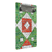 ホリデーモザイクミニクリップボード ミニクリップボード (アングル)