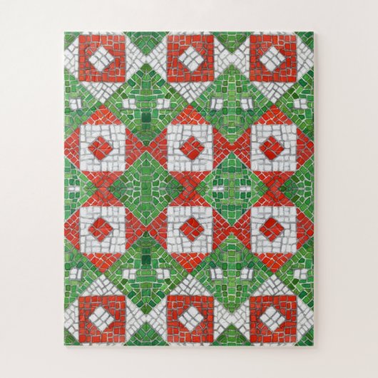 ホリデーモザイク16x20ビッグピースパズル ジグソーパズル (縦)