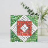 ホリデーモザイク5.25平方フラットカード シーズンカード (スタンド正面)