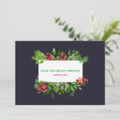 ホリデーモダンホリーレッドベリー |商品券 (スタンド正面)