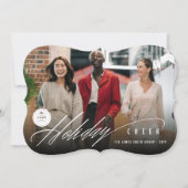 ホリデーモダン応援フォトビジネスホリデーカード シーズンカード (正面)