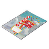 ホリデーモーテルサイン ノートブック (左側)