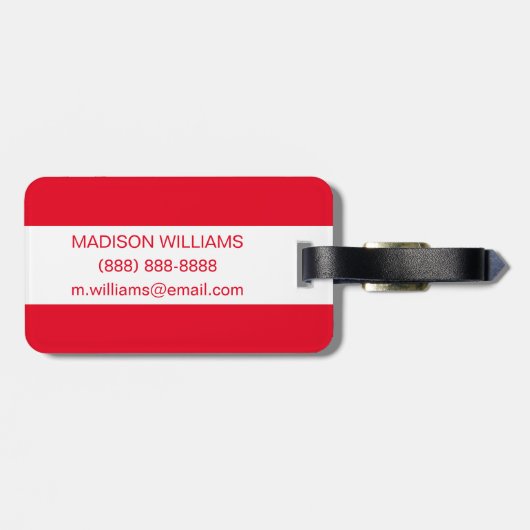 ホリデーモーテルサイン ラゲッジタグ (裏面横)