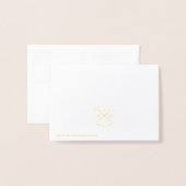 ホリデーヤーンボールクラフツ 箔カード (裏面封筒付き)