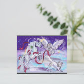 ホリデーユニコーンオウル＆フオックス ポストカード (スタンド正面)