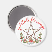 ホリデーユレイティドウィッグ星形五角形ウィッカサブバット マグネット (正面/裏面)