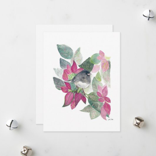 ホリデーユンコバードアート シーズンカード (正面/裏面インサイチュ)