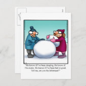 ホリデーユーモアポストカード シーズンポストカード (正面/裏面)