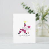 ホリデーヨギサンタクリスマスポストカード シーズンポストカード (スタンド正面)