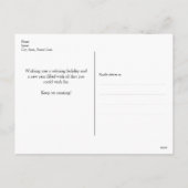 ホリデーヨギサンタクリスマスポストカード シーズンポストカード (裏面)