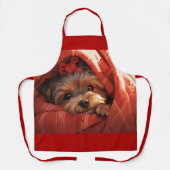 ホリデーヨークシャーテリア エプロン (正面)