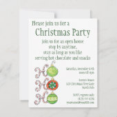 ホリデーライツスターズクリスマスパーティの招待状 招待状 (裏面)