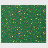 ホリデーライツラッピング紙 ラッピングペーパー (フラット)