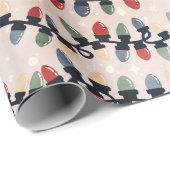 ホリデーライツラッピング紙 ラッピングペーパー (ロールコーナー)