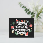 ホリデーライトと生殖の権利III シーズンポストカード (スタンド正面)