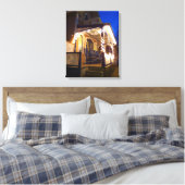 ホリデーライトアンドロッカーズ – マーサズヴィネヤード キャンバスプリント (インサイチュ (寝室))