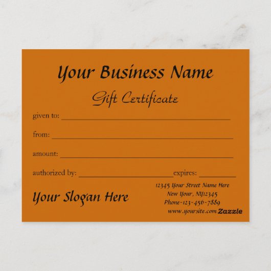 ホリデーライトギフト券 ポストカード (裏面)