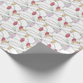 ホリデーライトクリスマスラッピング紙 ラッピングペーパー (角)