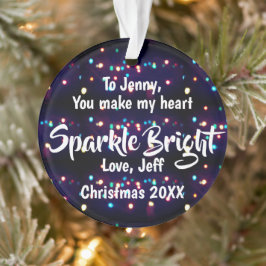 ホリデーライトスパークルブライトロマンチック オーナメント