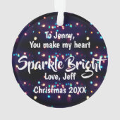 ホリデーライトスパークルブライトロマンチック オーナメント (裏面)