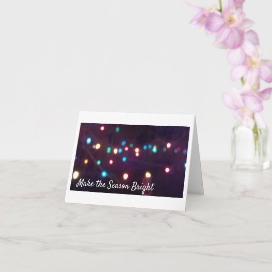 ホリデーライトソフトフォーカス カード (蘭)