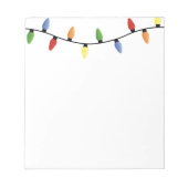 ホリデーライトメモ帳 ノートパッド (正面)