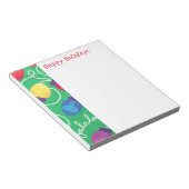 ホリデーライトメモ帳 ノートパッド (アングル)