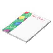 ホリデーライトメモ帳 ノートパッド (回転)