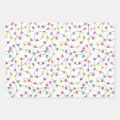 ホリデーライトラッピング紙シート ラッピングペーパーシート (正面)