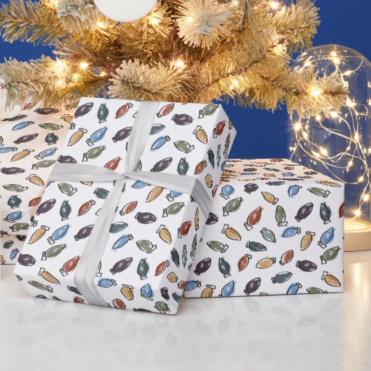 ホリデーライト包装紙 ラッピングペーパー (クリスマス)