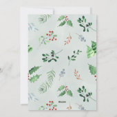 ホリデーライト メリークリスマス ファミリーフォト シーズンカード (裏面)