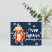 ホリデーラクーン ポストカード (スタンド正面)