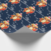 ホリデーラクーン ラッピングペーパー (角)