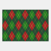 ホリデーラッアーガイルピング紙シート ラッピングペーパーシート (正面2)